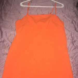 Orange H&M dress